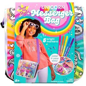 Unicorn Messenger Bag by Horizon Group USA, Color & Embellish Your Themed Purse
